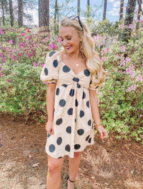 english factory polka dot dress