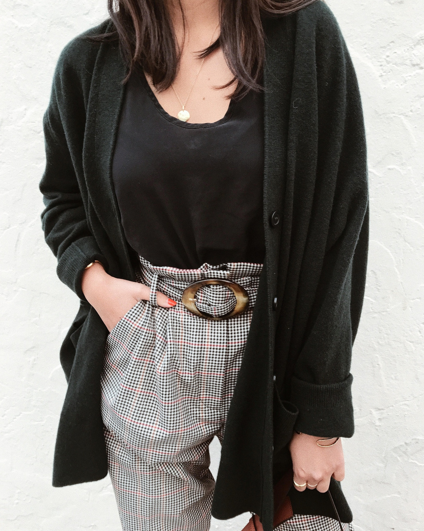 Check Pants #mango #tweed #trousers #checkpants