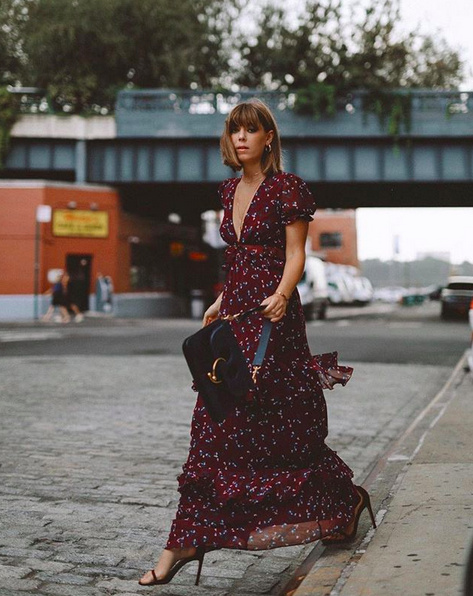 wayf laviana maxi dress