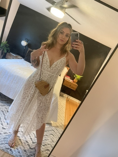 White Lace Dress