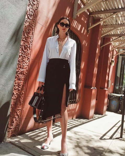 Fashion Look Featuring Eileen Fisher Tops and Altuzarra Skirts by ...