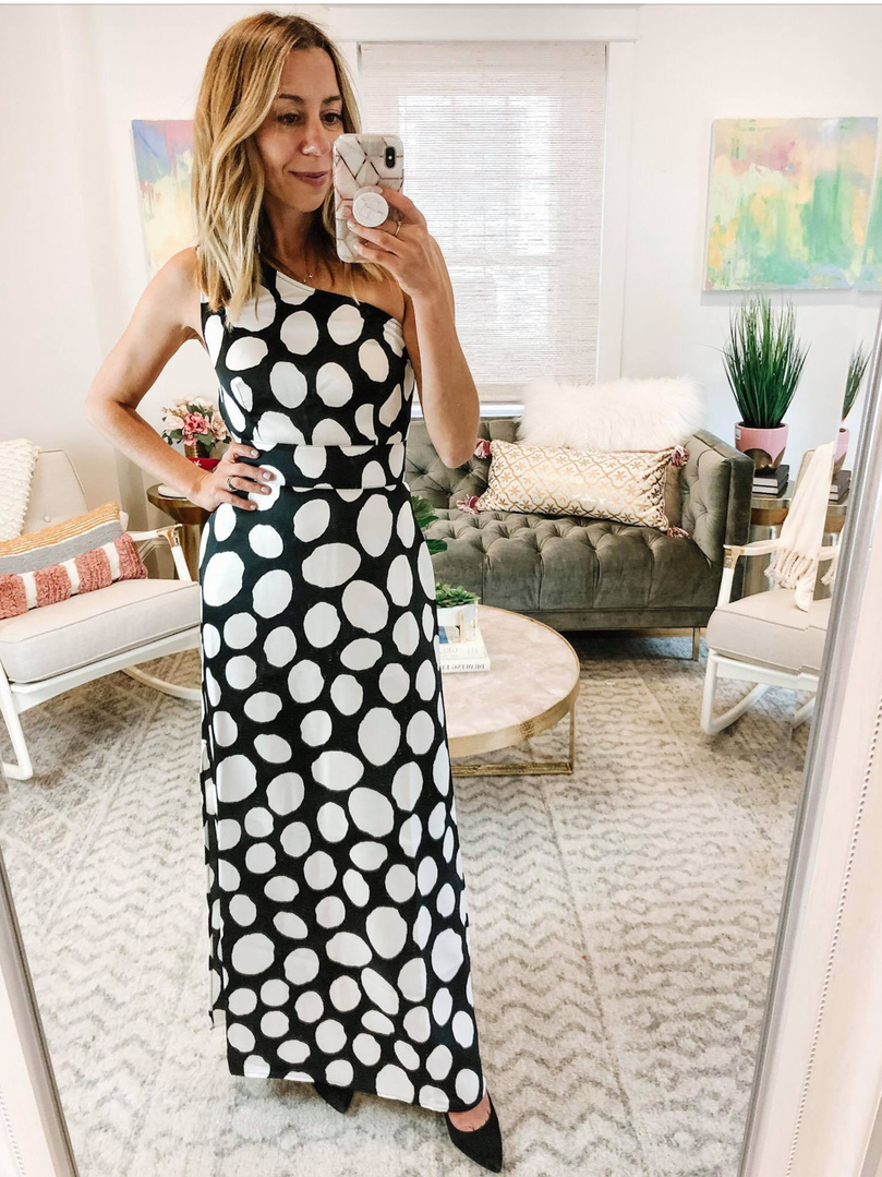 truth and fable polka dot dress
