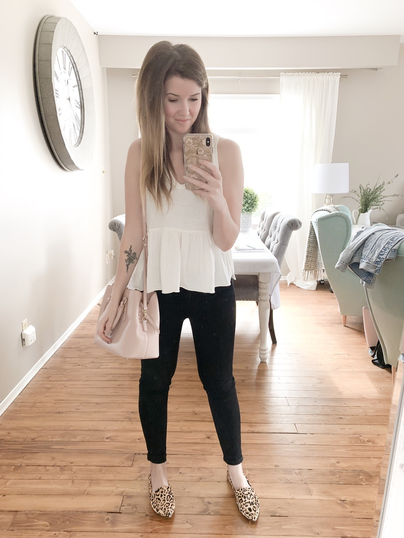 truly madly deeply peplum tank