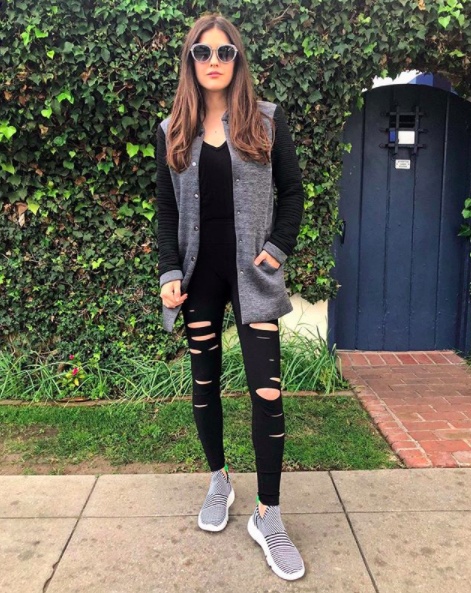 Fashion Look Featuring Alo Yoga Leggings and KENDALL + KYLIE Sneakers &  Athletic Shoes by blankitinerary - ShopStyle