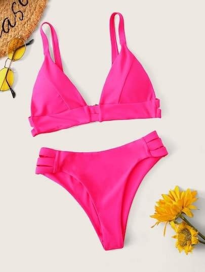Fashion Look Featuring Shein Two Piece Swimsuits and Shein Two Piece ...