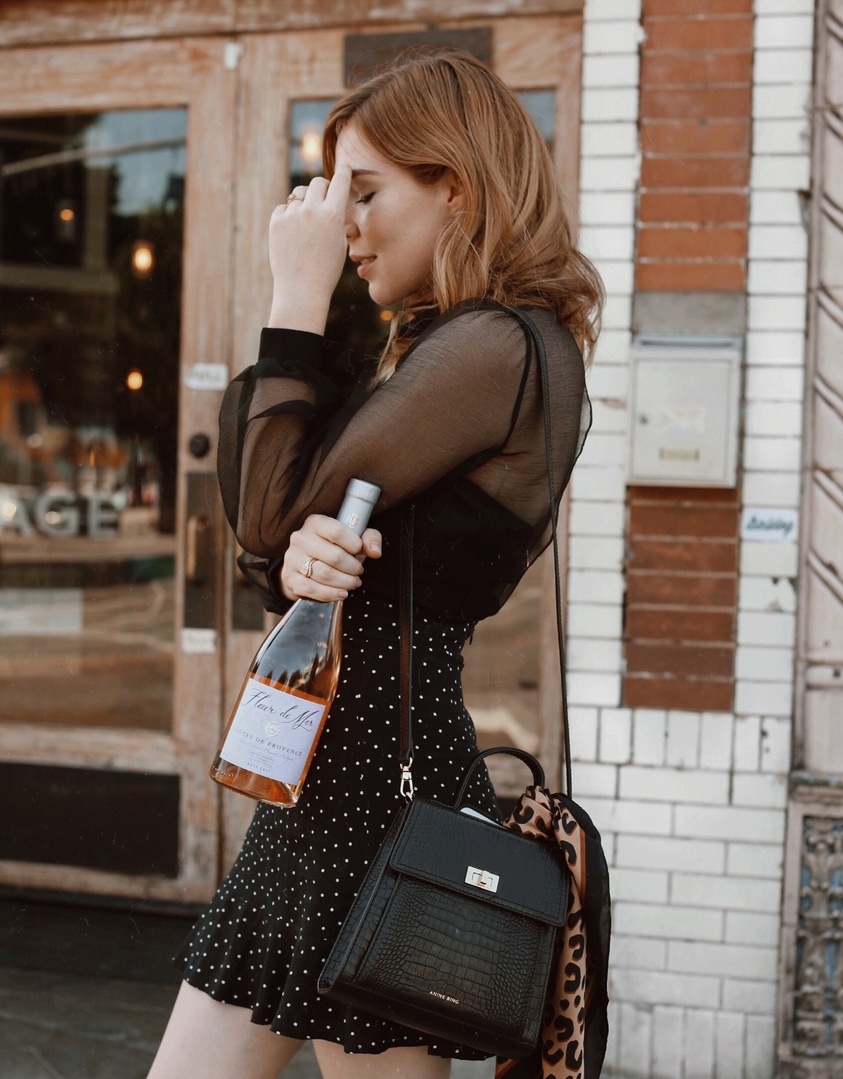 Fashion Look Featuring Anine Bing Bags and For Love & Lemons Day