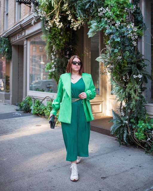Green goddess #ShopStyle #MyShopStyle #Monochromatic #StreetStyle