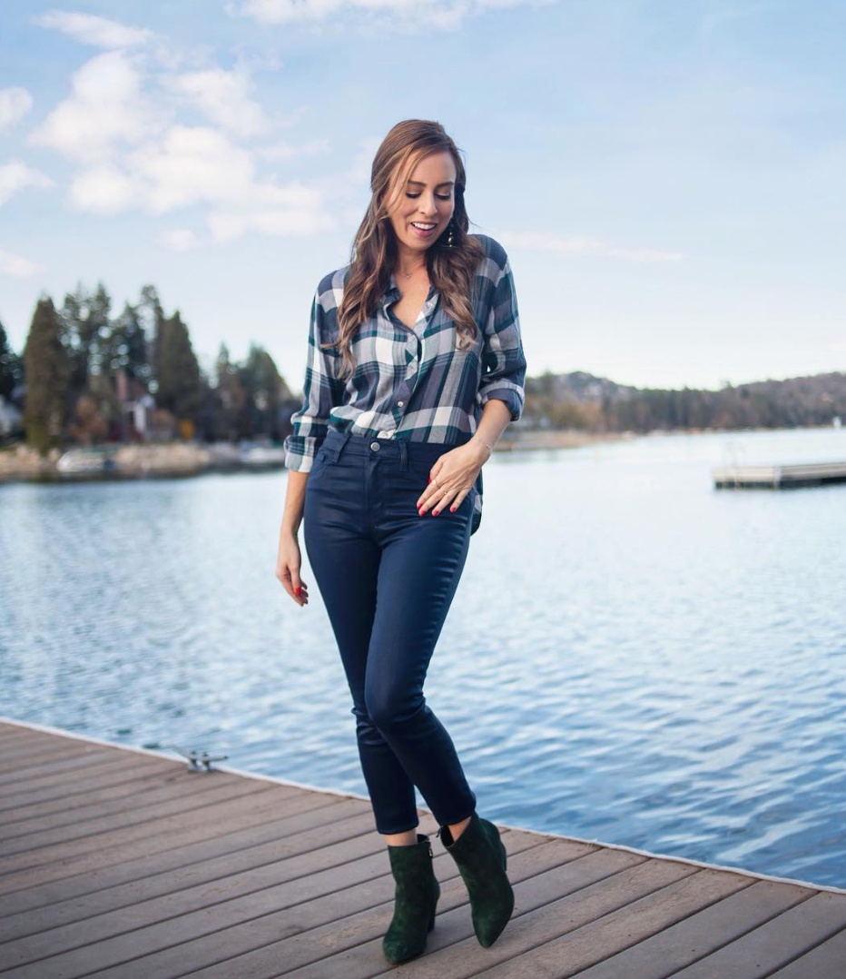 Fashion Look Featuring Botkier Boots and L Agence Skinny Jeans by