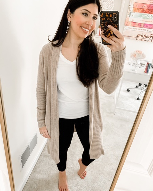 Fashion Look Featuring Barefoot Dreams Cardigans And