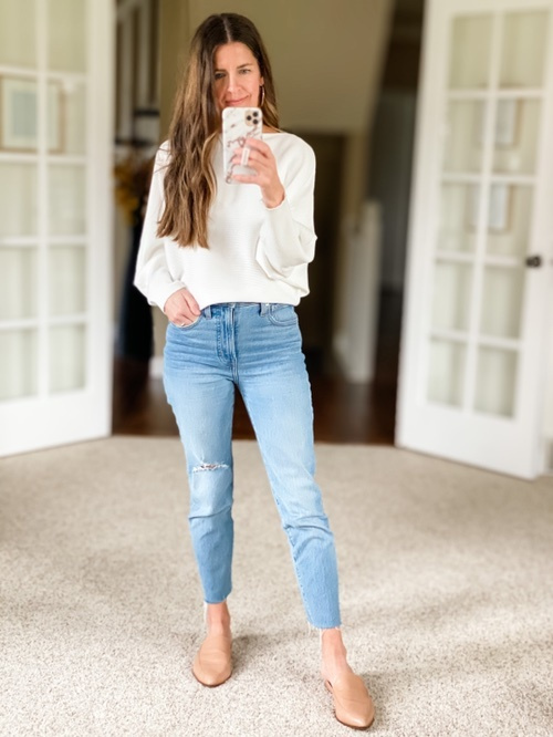 the perfect vintage high waist stretch jeans