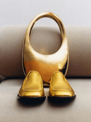 Take on the metallic accessories trend with these picks from Farfetch