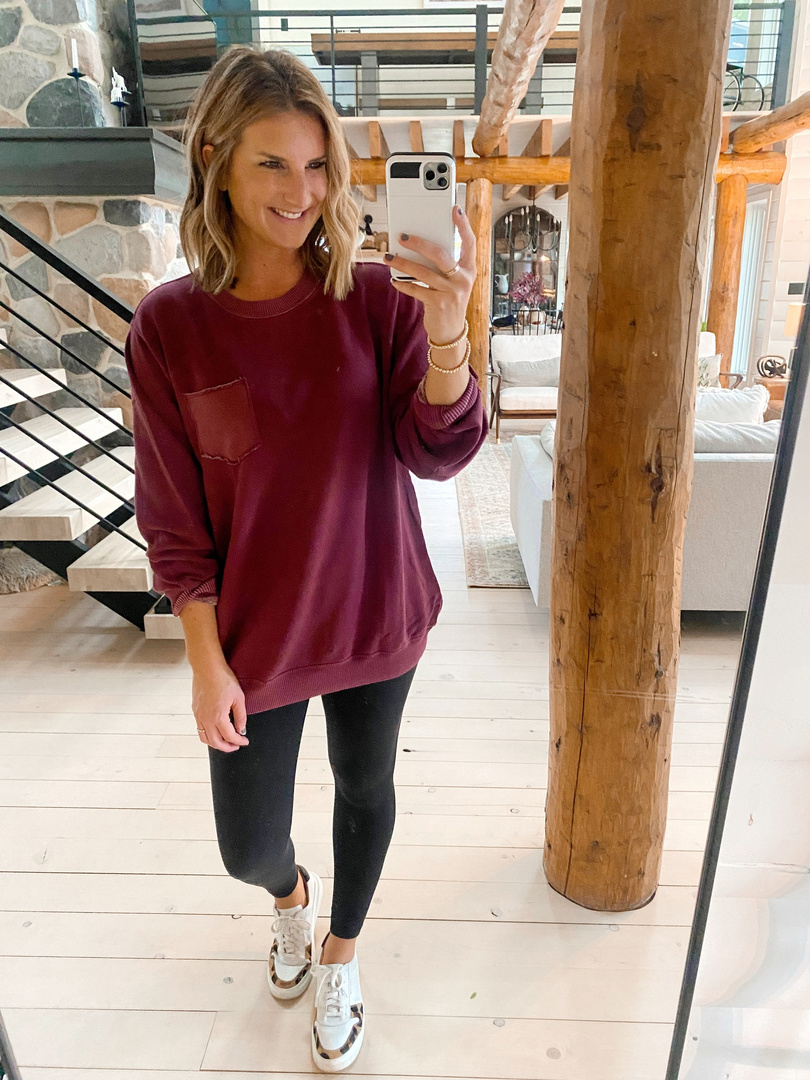 Fashion Look Featuring aerie Sweatshirts & Hoodies and Athleta Pants by ...