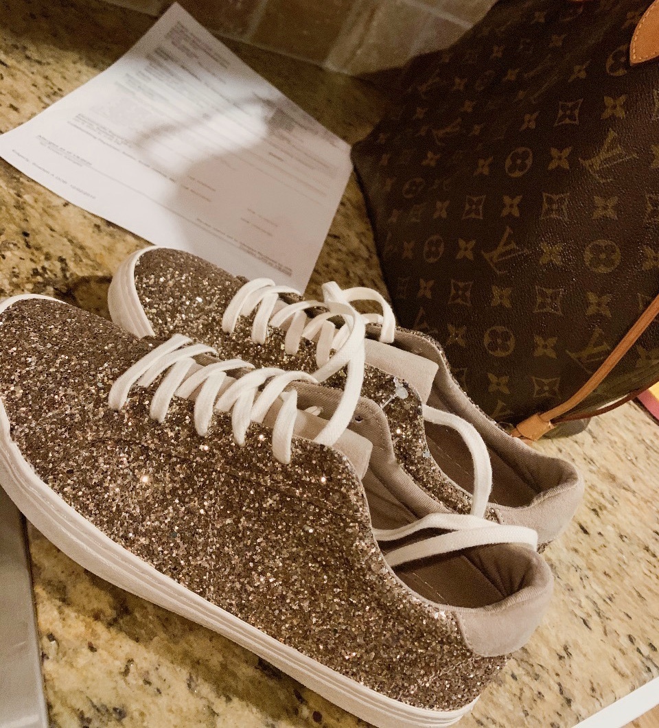 old navy glitter sneakers