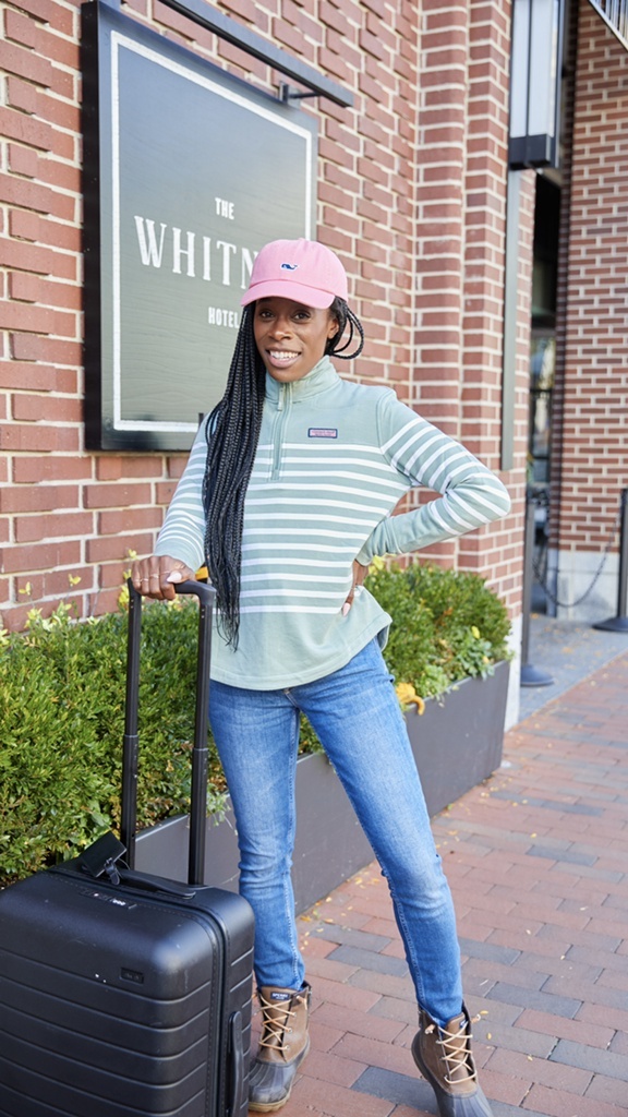 Look by Bethany Everett featuring Dreamcloth® Striped Relaxed Shep Shirt™