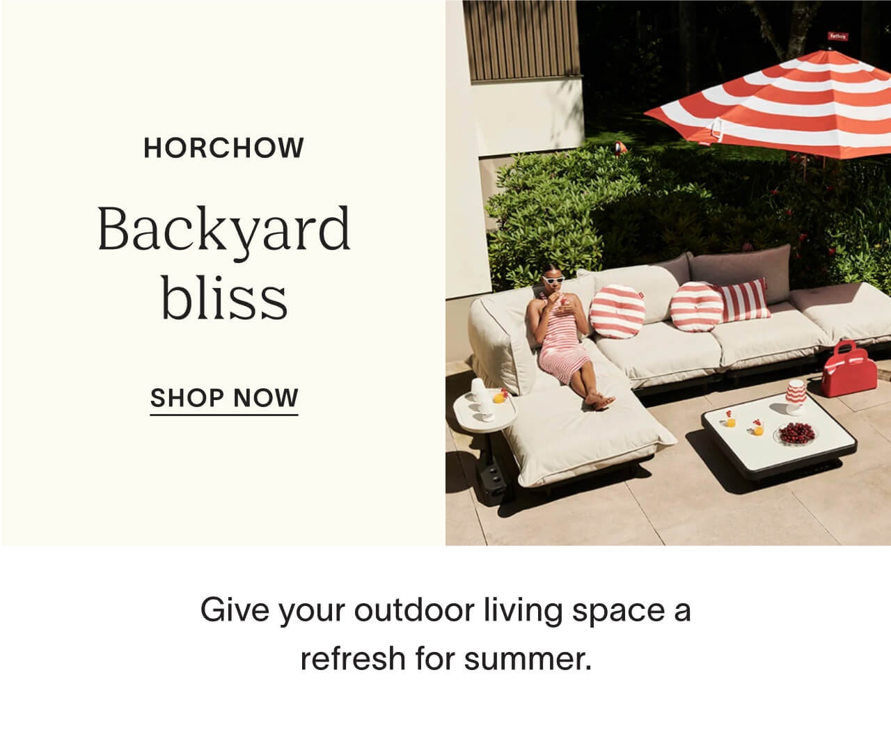 Horchow: Backyard blish