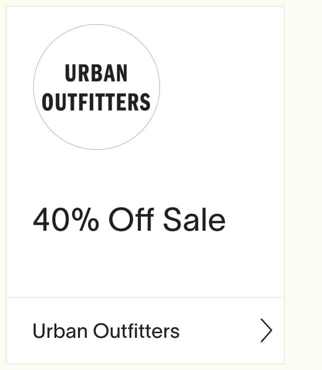 Shop Urban Outfitters