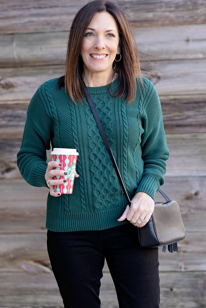 Fashion Look Featuring Gap Factory Crewneck & Swoop Neck Sweaters and ...