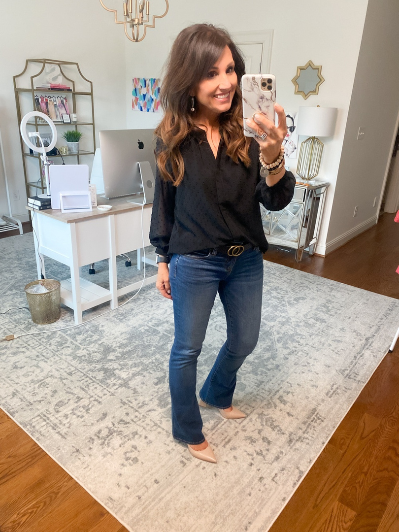 How To Style Flare Jeans - Cyndi Spivey