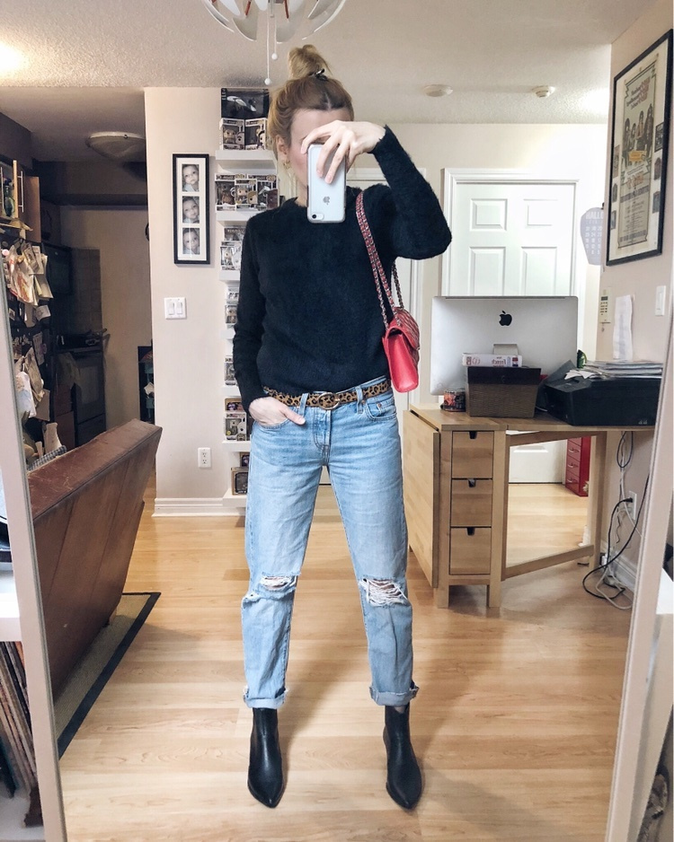 Fashion Look Featuring Levi's Distressed Jeans and Rebecca Minkoff ...