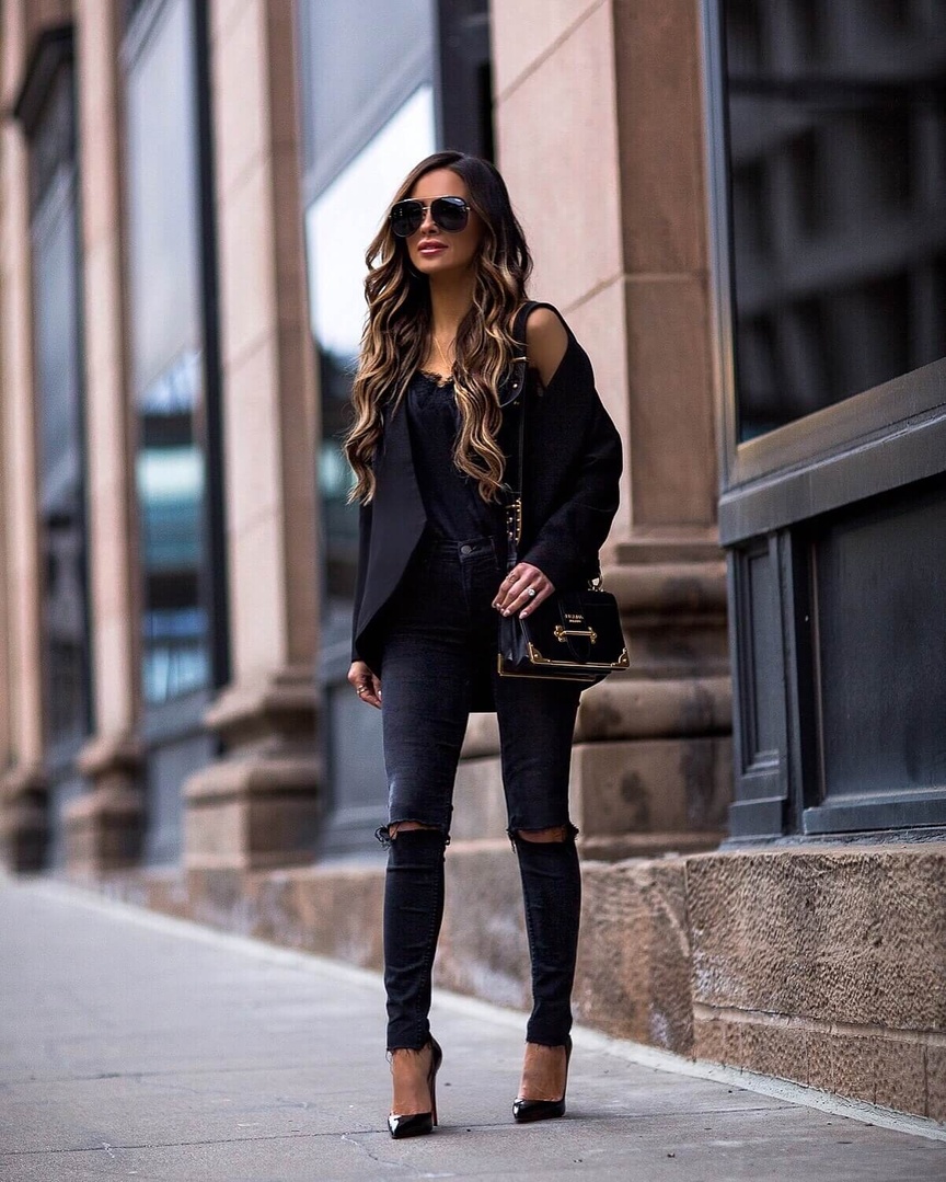 Fashion Look Featuring Lovers + Friends Blazers and CAMI NYC Tops by ...