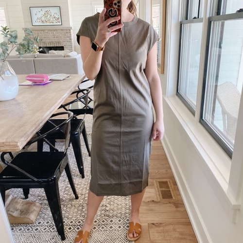 everlane luxe cotton dress