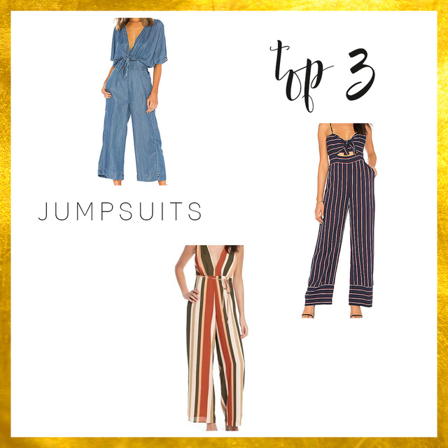 #TOP3 Jumpsuits