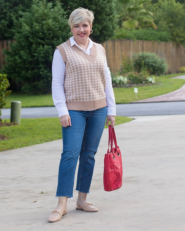 Fashion Look Featuring LOFT Cropped Jeans and Wit & Wisdom