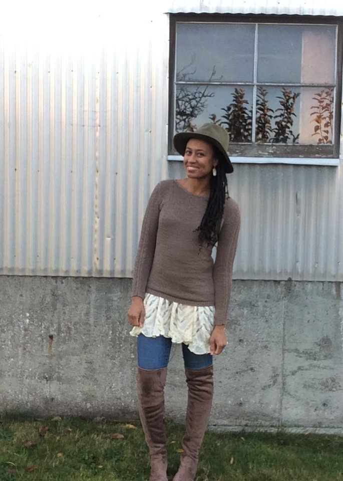 Fashion Look Featuring Marc Fisher Over the Knee Boots and Urban Outfitters Hats by JessicaMariah ShopStyle