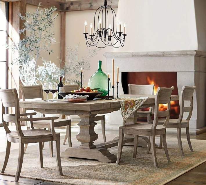 Fashion Look Featuring Pottery Barn Dining Tables by