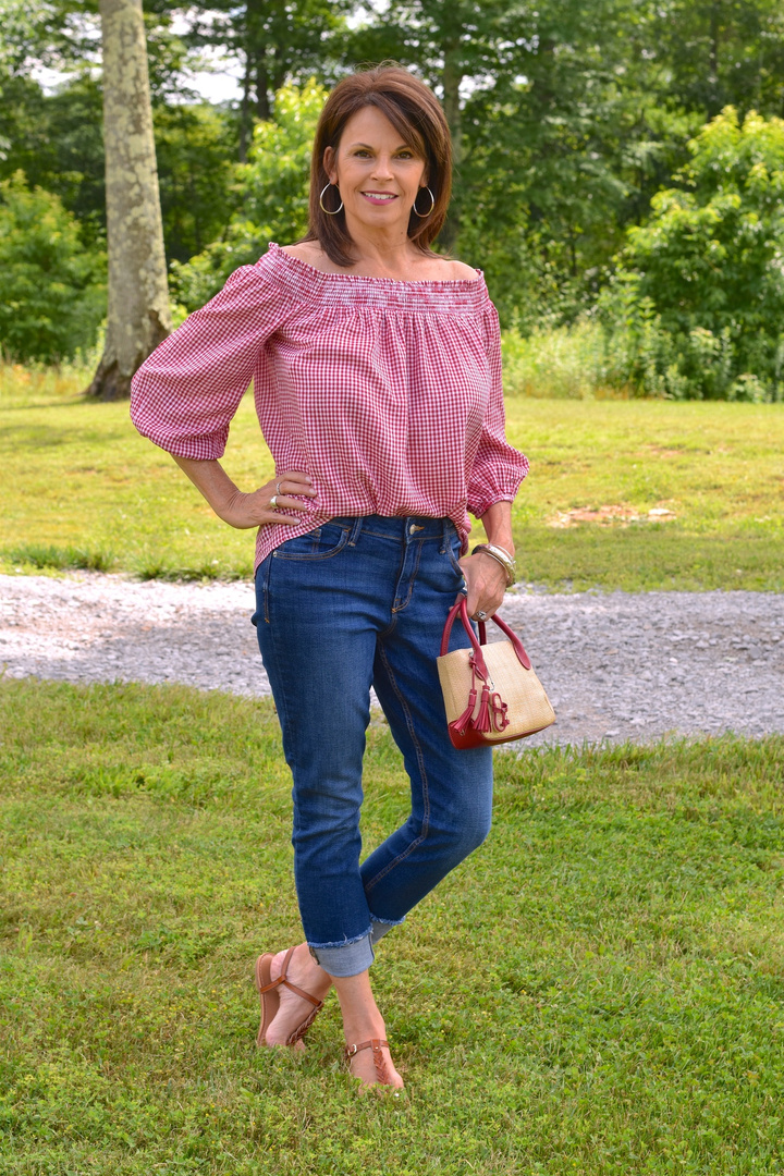 Fashion Look Featuring Old Navy Petite Tops and Old Navy Petite Denim ...