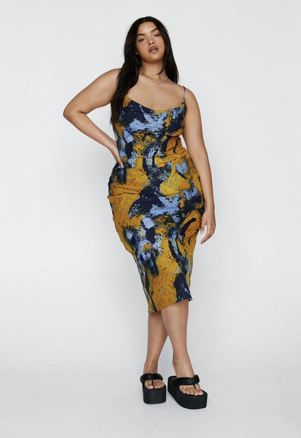 Danielle Bernstein Plus Size Satin Bodysuit, Created for Macy's - Macy's