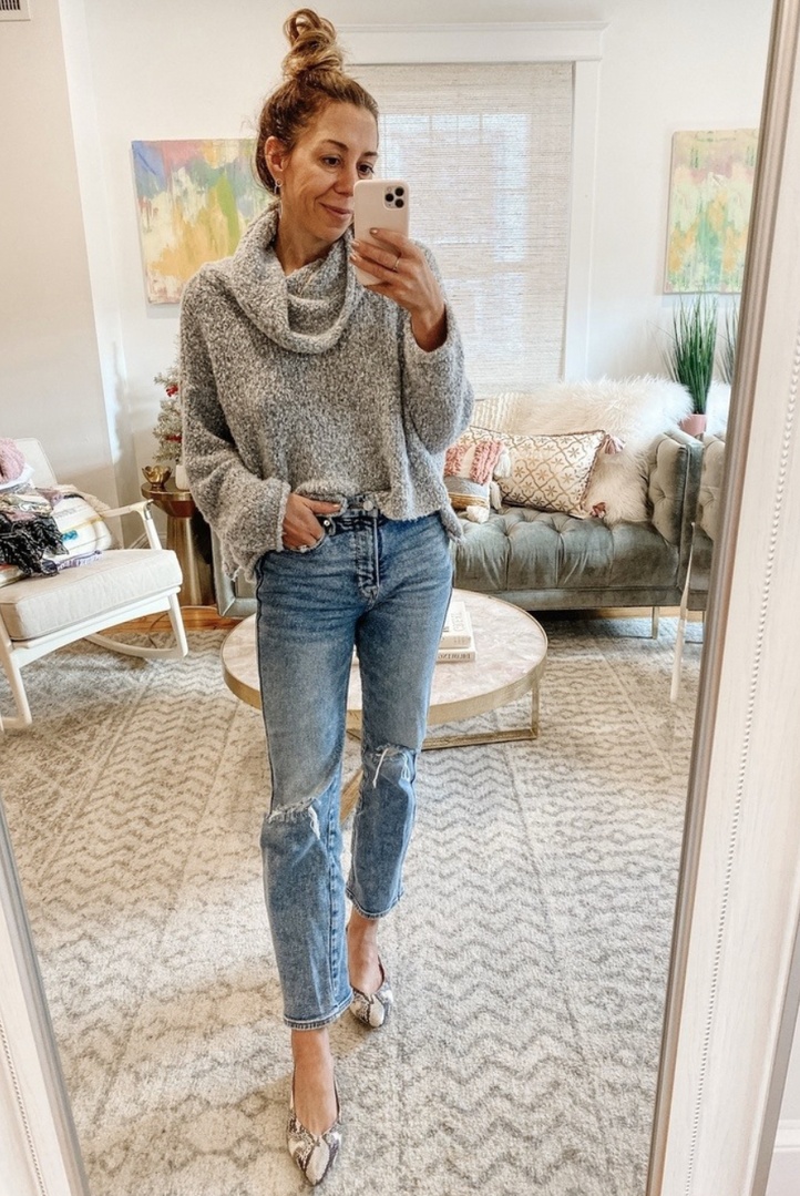 Fashion Look Featuring Free People Sweaters and Good American Plus Size  Denim by themotherchic - ShopStyle