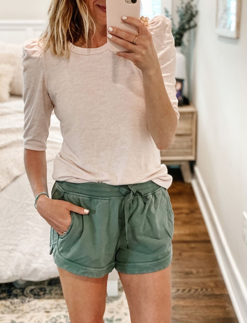 Fashion Look Featuring aerie Teen Girls' Shorts and Daily Ritual