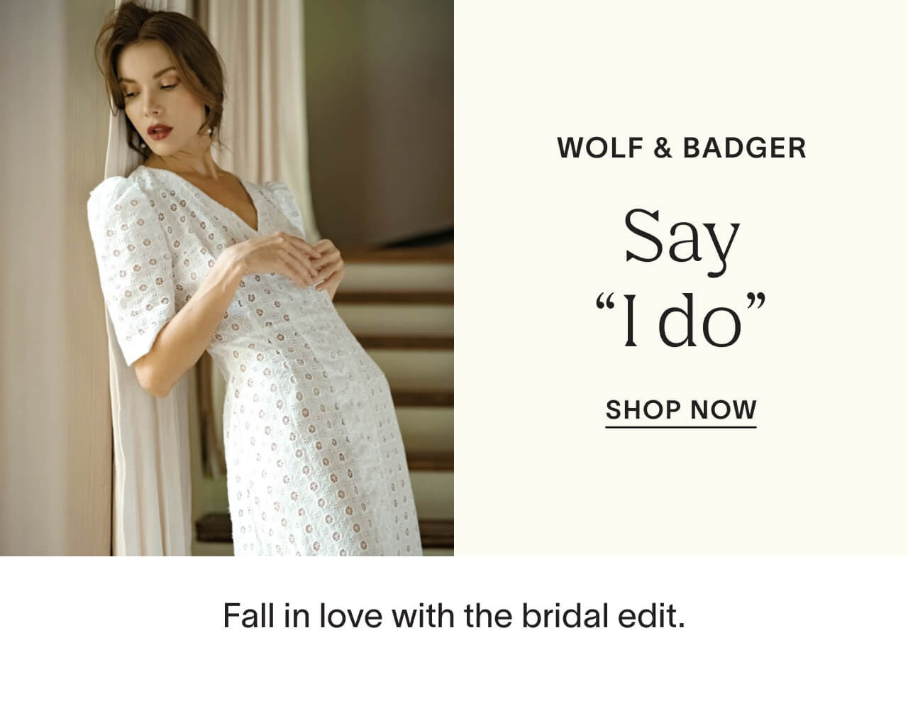 Say 'I Do' with Wolf & Badger