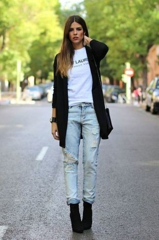 meget fint fumle gå Fashion Look Featuring Vagabond Boots and Trouve Cardigans by FashionNora -  ShopStyle