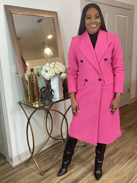 Add a pink coat to your shopping list! It's the perfect pop of color during winter #MyShopStyle #ShopStyle #Holiday