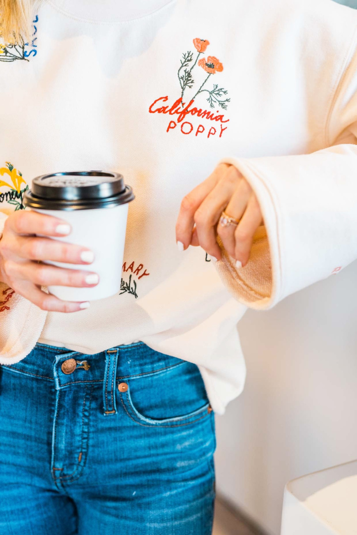 madewell botanical sweatshirt