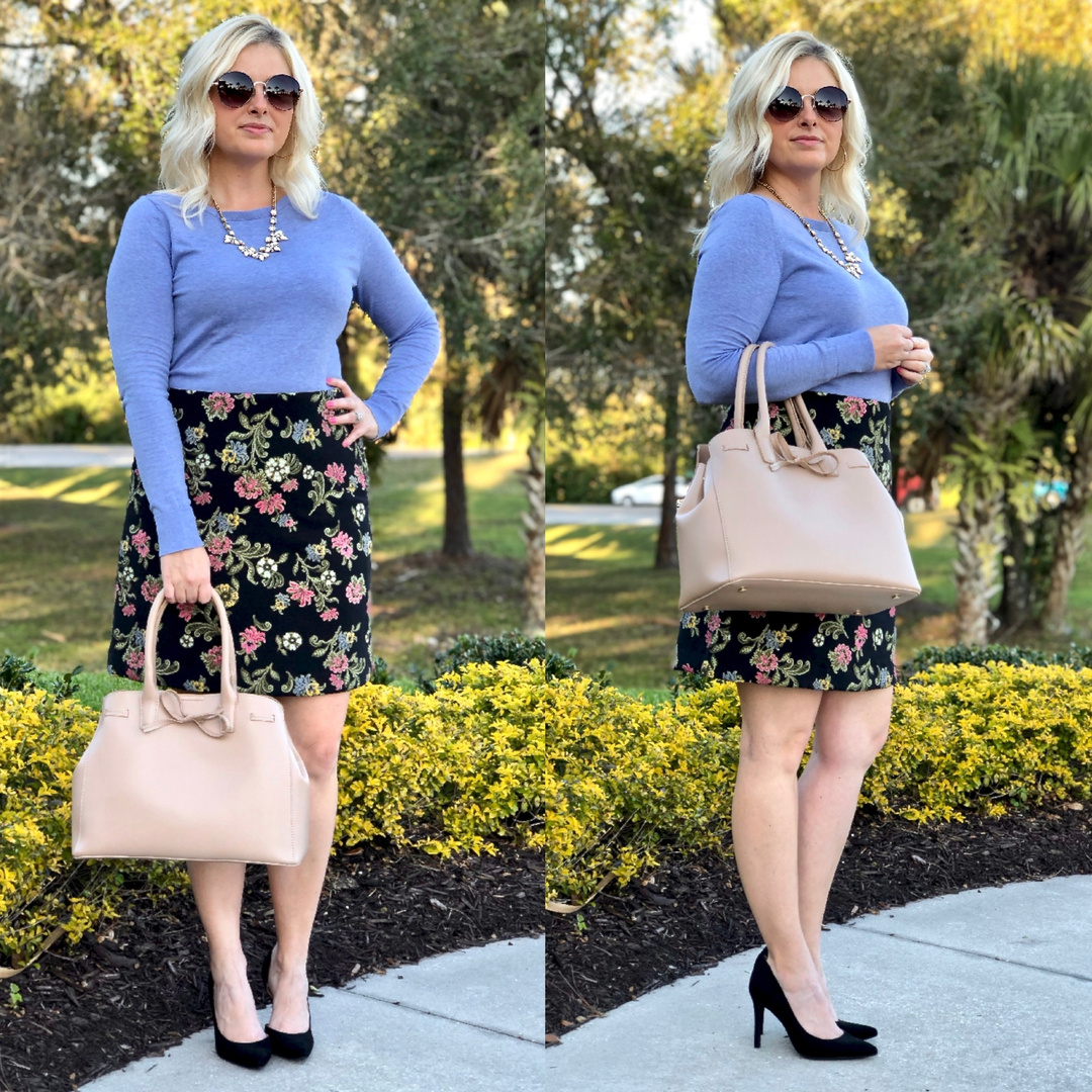 Fashion Look Featuring LOFT Skirts and Banana Republic Sweaters by ...