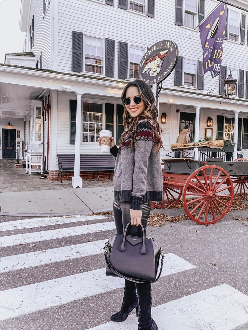 ashley mason high rise faux leather pants