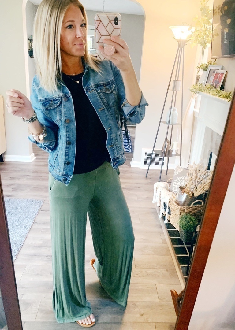 Fashion Look Featuring Old Navy Petite Tops and H&M Wide-Leg Pants by ...