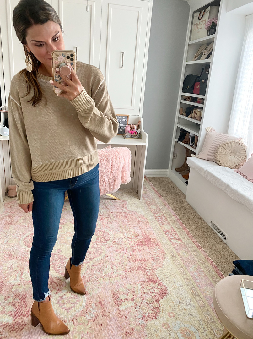 Look by Just Posted featuring Hazy Day Sweater *Online Only