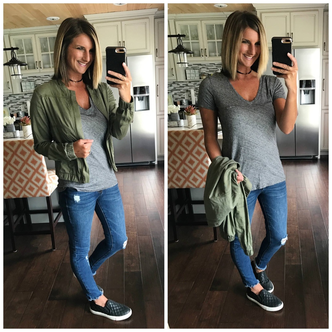 Fashion Look Featuring Lucky Brand Jackets and Madewell T-shirts by ...