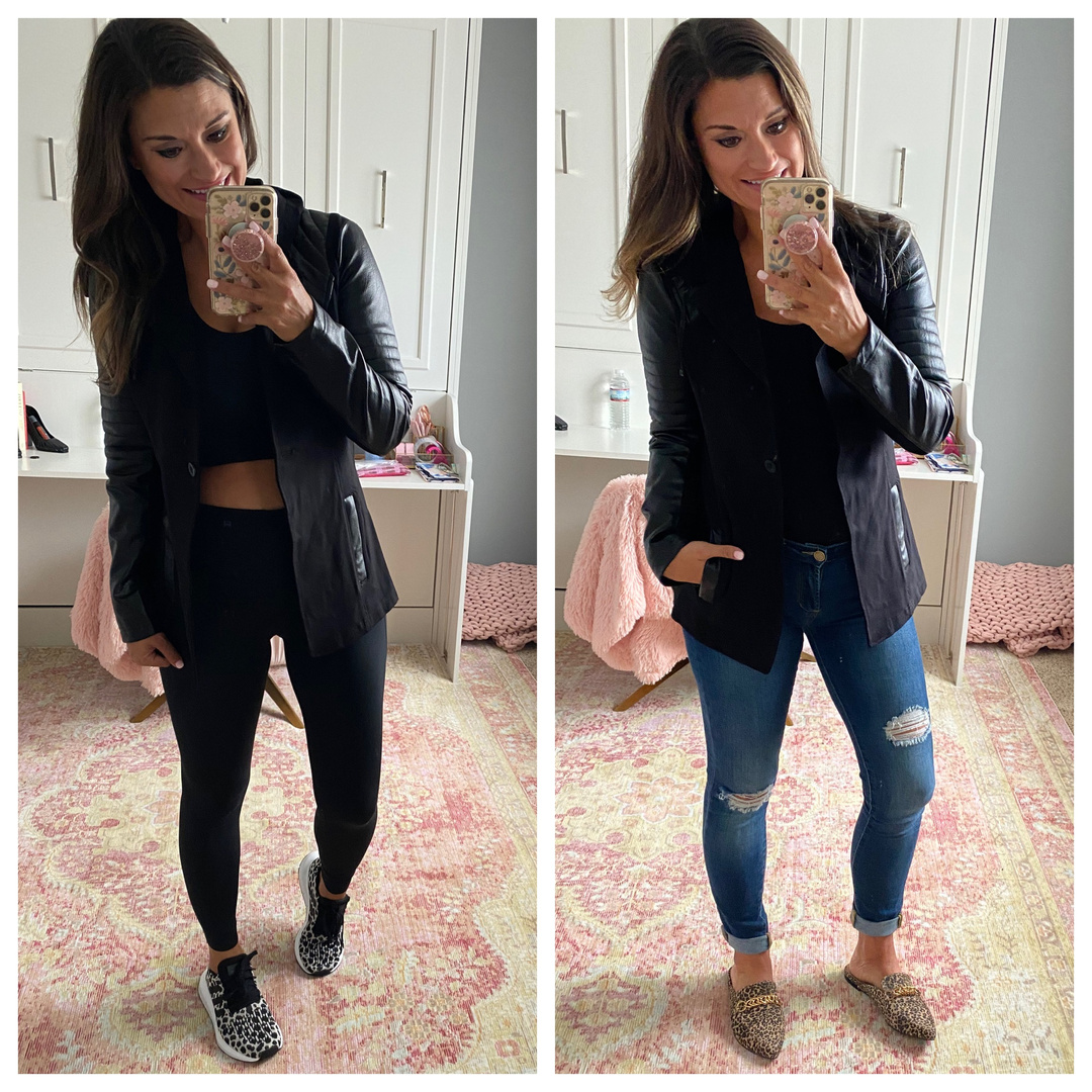 Fashion Look Featuring Blanc Noir Leather & Faux Leather Jackets and Zella  Bras by justposted - ShopStyle