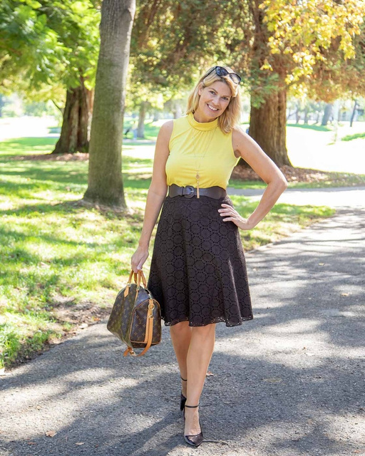 Fashion Look Featuring Jessica Simpson Pumps and Louis Vuitton
