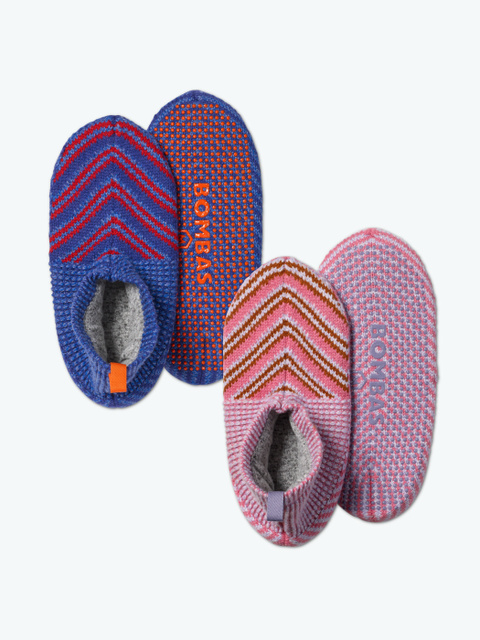 Bombas Patchwork Gripper Slippers - ShopStyle