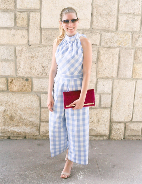 j crew high neck jumpsuit