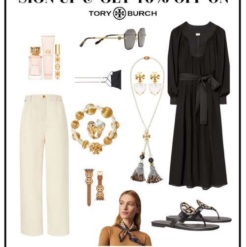 Fashion Look Featuring Tory Burch Maxi Dresses and Tory Burch Relaxed Jeans  by zahraahberro - ShopStyle