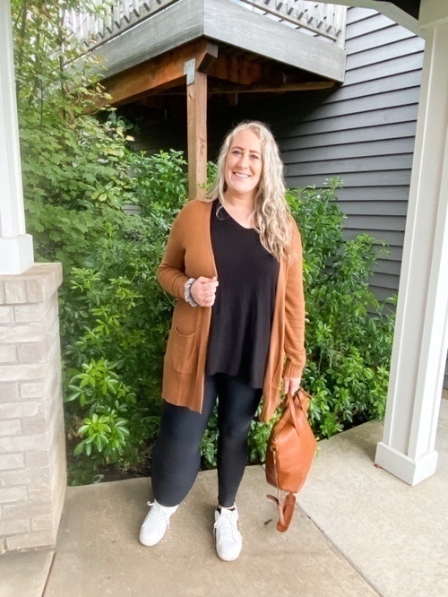 Look by Loving Life With Lymphedema featuring Daily Ritual Women's Jersey Oversized-Fit Dolman-Sleeve V-Neck Tunic