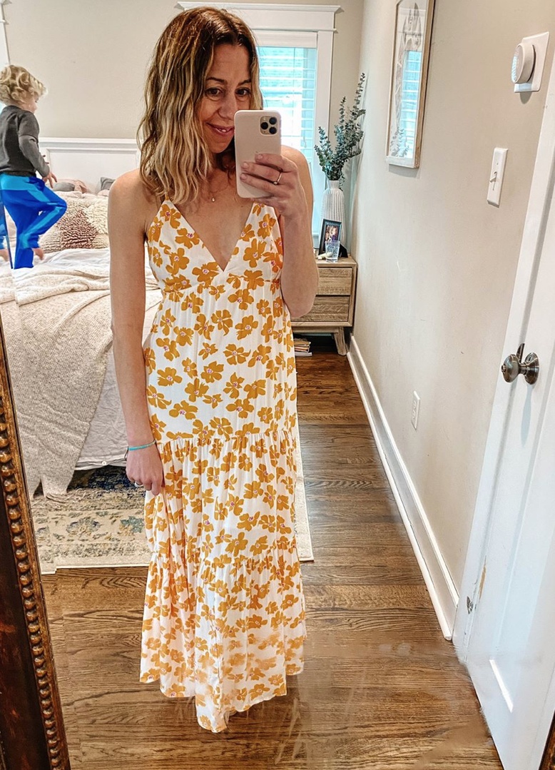 all in favor maxi dress
