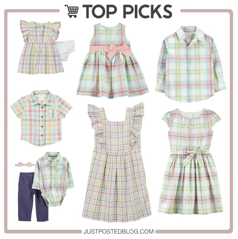 Look by Just Posted featuring Carter's Little & Big Girls Short Sleeve Fitted Sleeve A-Line Dress